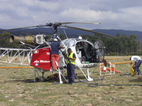 checking electric-power transmission lines